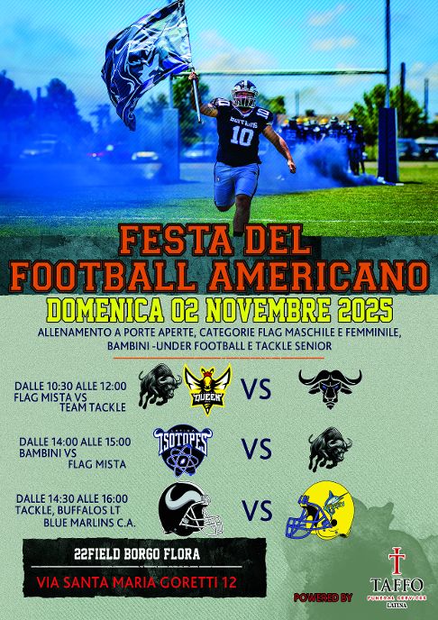 Festa del Football Americano a Latina!