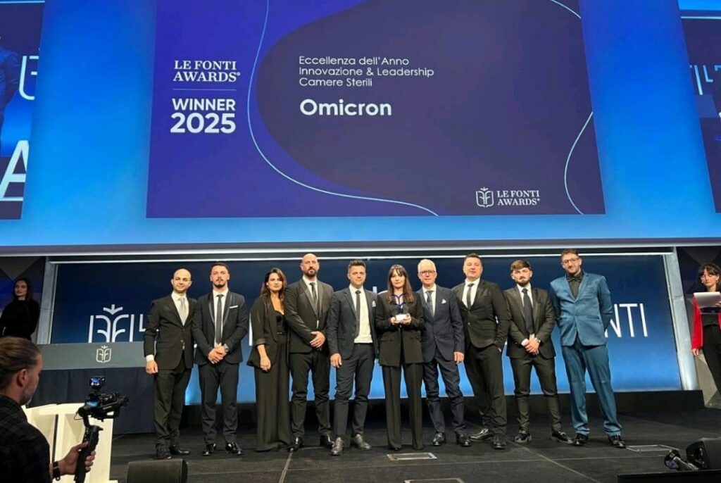 La Omicron S.r.l. di Pontinia premiata ai Le Fonti Awards Milano