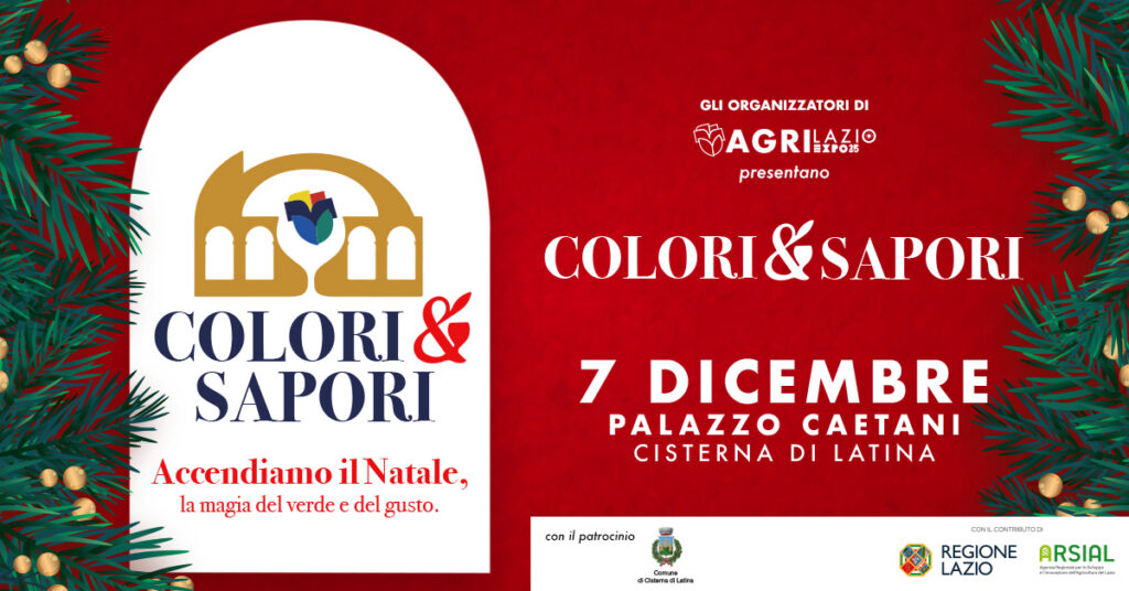 Cisterna accende il Natale con “Colori & Sapori