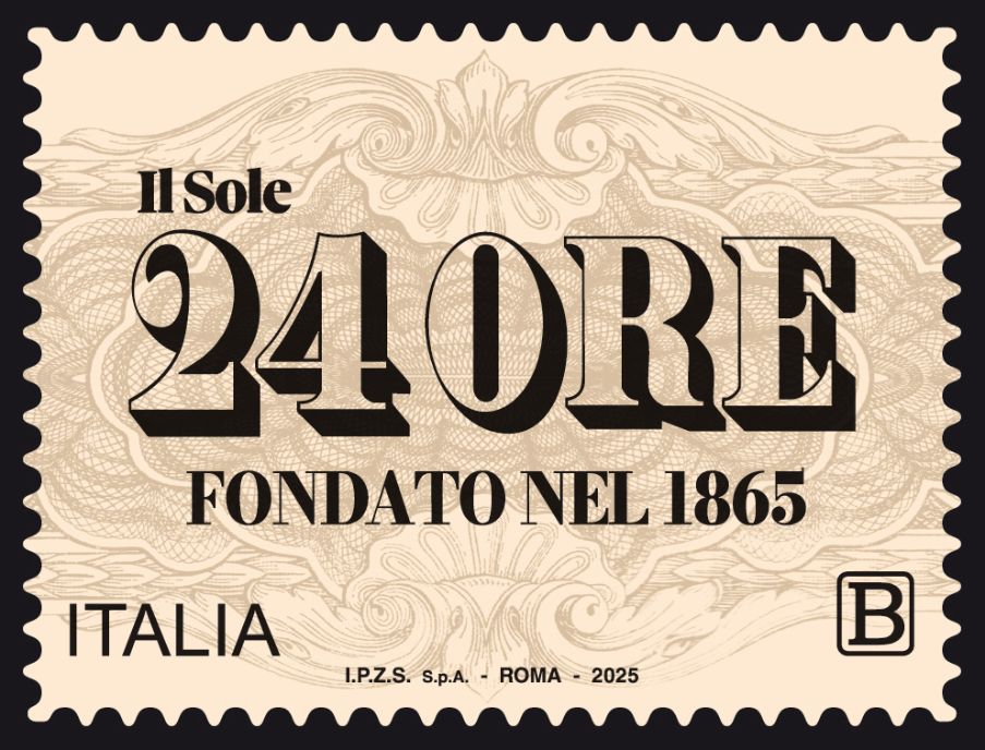 Un francobollo celebra “Il Sole 24 Ore”: eccellenza del sistema produttivo e del Made in Italy 🇮🇹