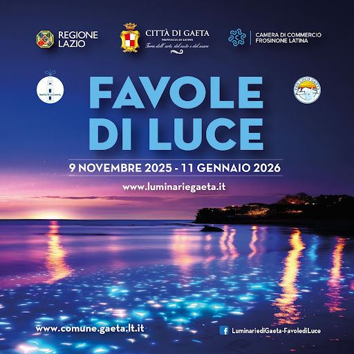 “Favole di Luce” a Gaeta: decima edizione con Paolo Belli e un mese di emozioni tra arte, musica e magia natalizia