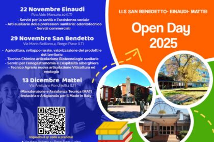 OPEN DAY – I.I.S. San Benedetto • Einaudi • Mattei