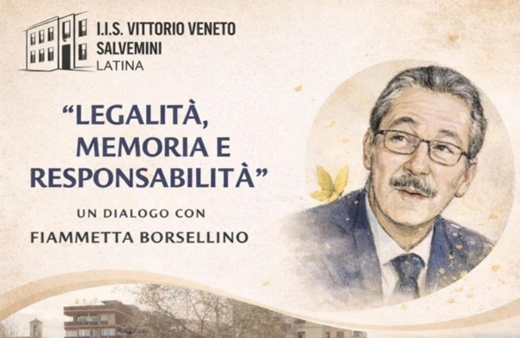 Gli studenti dell’IIS Vittorio Veneto Salvemini incontrano Fiammetta Borsellino.