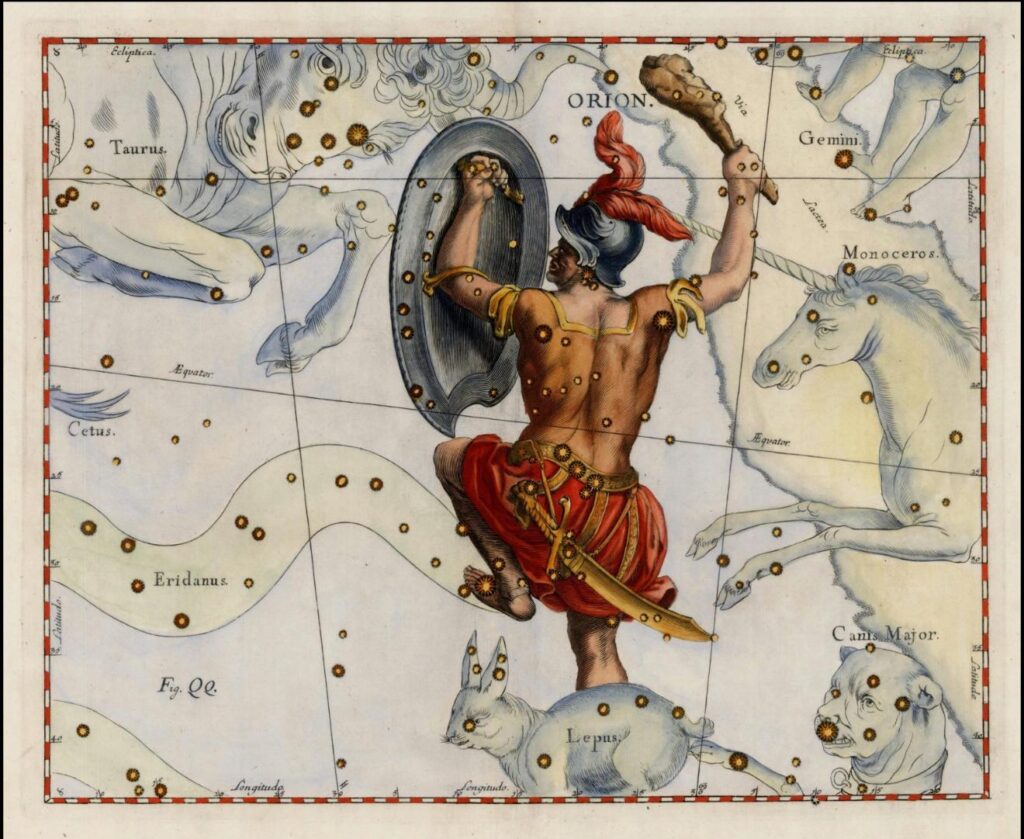 “Quando Orione dal cielo imperversa”