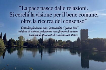 “La pace nasce dalle relazioni"