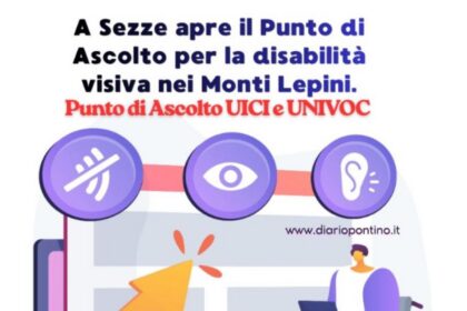 Punto di Ascolto UICI e UNIVOC per l'area dei Monti Lepini