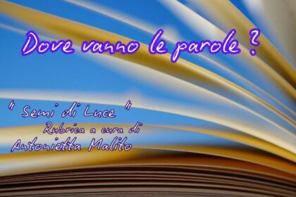 Dove vanno le parole?