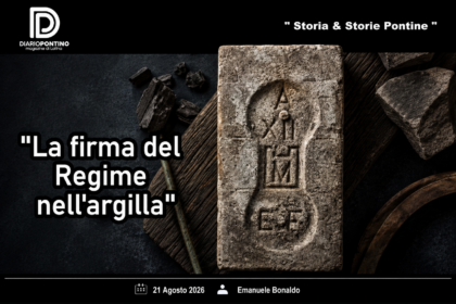 "La firma del Regime nell'argilla"