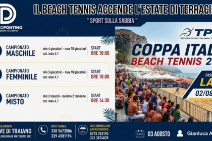 Il beach tennis accende l'estate di Terracina!